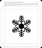 Snowflake Cube Jar